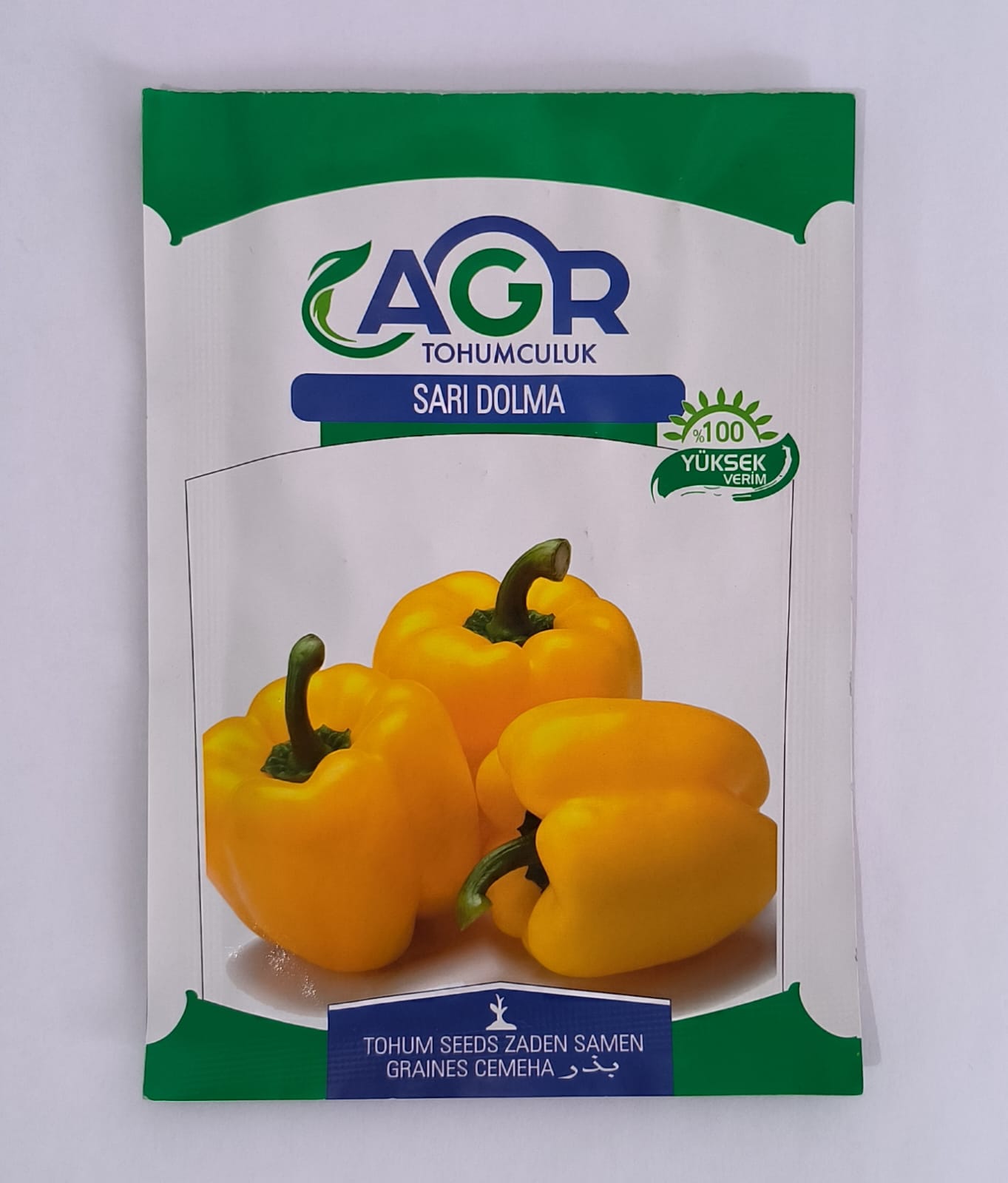 Sarı Kalifornia Biber Tohumu